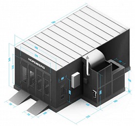 Окрасочно-сушильная камера Nordberg Lux 7.4.3